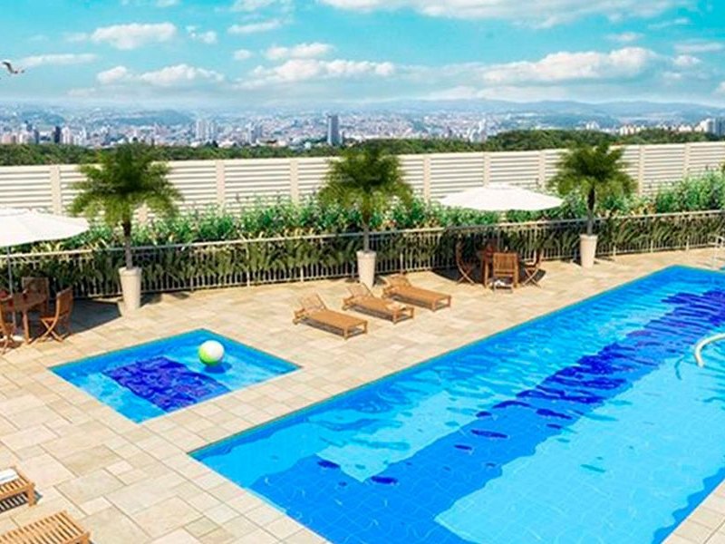 Apartamento à venda Vila Industrial (Campinas) com 67m² e 3 quartos por R$ 410.000 - 1077277855-piscina.jpg