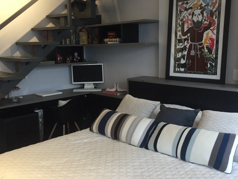 Apartamento à venda Vila Olímpia com 46m² e 1 quarto por R$ 890.000 - 385572657-quarto.JPG