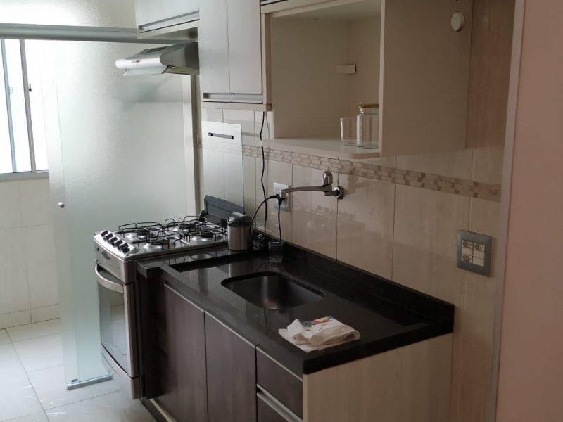 Apartamento para alugar Parque São Vicente com 60m² e 3 quartos por R$ 250.000 - 1854271512-cozinha2.JPG