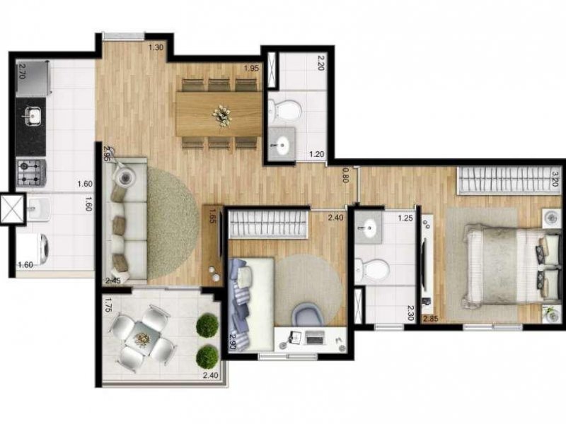 imóvel com 56m² - Vila Guarani - São Paulo