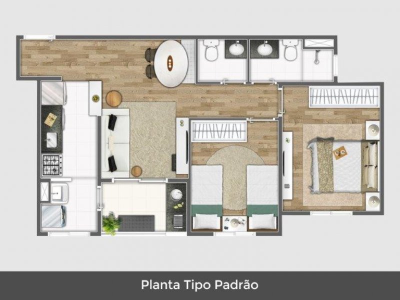 Apartamento à venda Vila Lusitânia com 55m² e 2 quartos por R$ 300.000 - 1877571857-planta-tipo-padrao-patio-lusitania.jpg