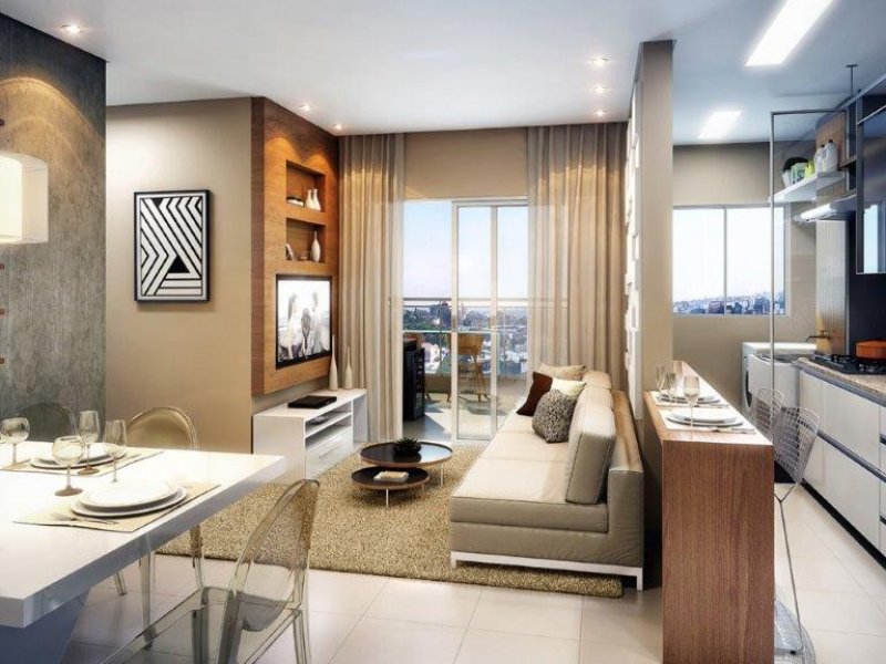 Apartamento à venda Vila Lusitânia com 55m² e 2 quartos por R$ 300.000 - 275156874-living-patio-lusitania.jpg