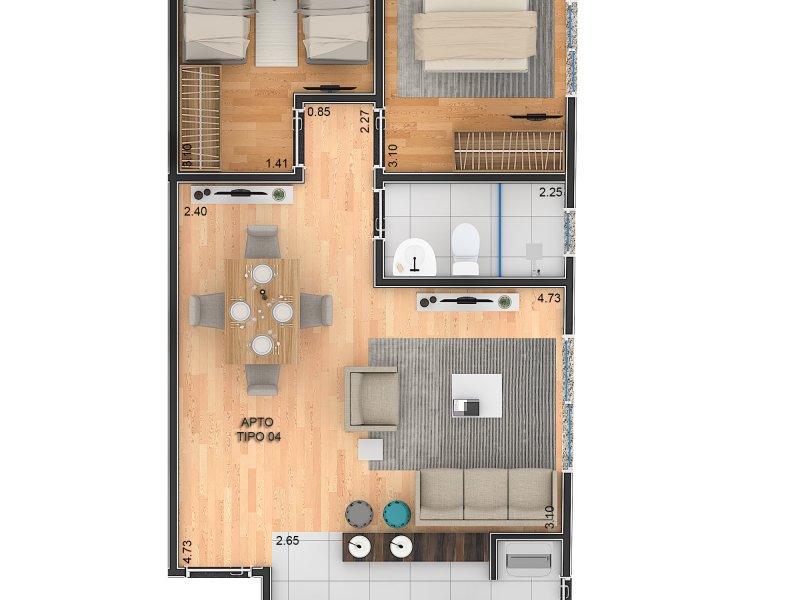 imóvel com 40m² - Jardim Guapituba - Mauá