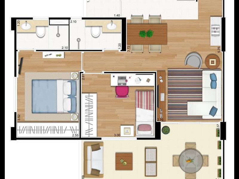 Apartamento à venda Cambuci com 64m² e 2 quartos por R$ 520.000 - 2022244847-cejp0236.JPG