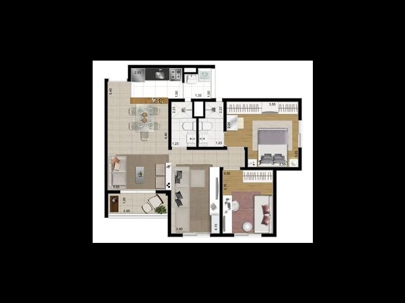 imóvel com 67m² - Vila Andrade - São Paulo