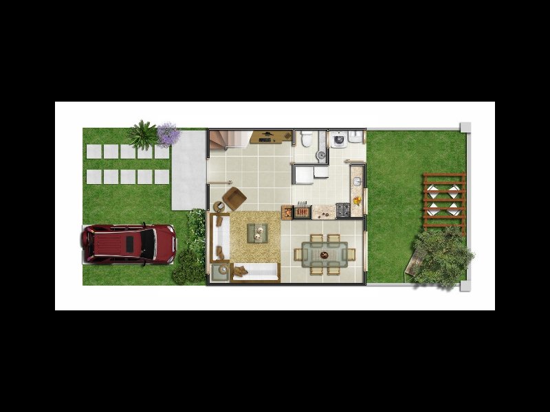 Casa de condomínio à venda Hípica com 138m² e 3 quartos por R$ 299.000 - 1997239797-22.jpg