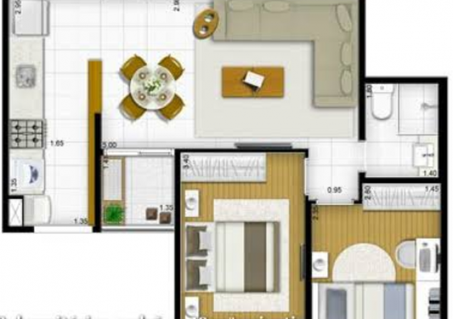 imóvel com 48m²