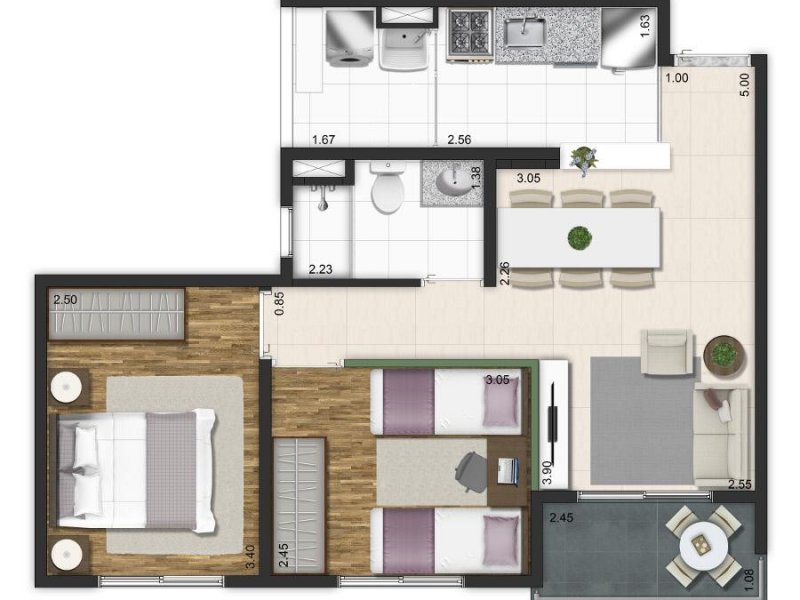 Apartamento à venda Jardim Brasil (Zona Norte) com 50m² e 2 quartos por R$ 340.000 - 907473197-whatsapp-image-2019-08-12-at-11.jpeg