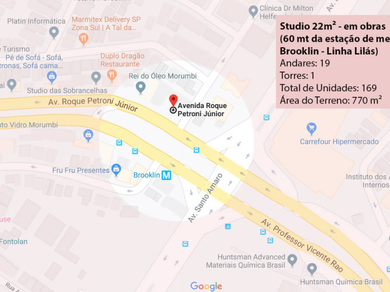 Studio à venda Jardim das Acácias com 22m² e 1 quarto por R$ 350.000 - mapa-local-brooklyn-studios.jpg