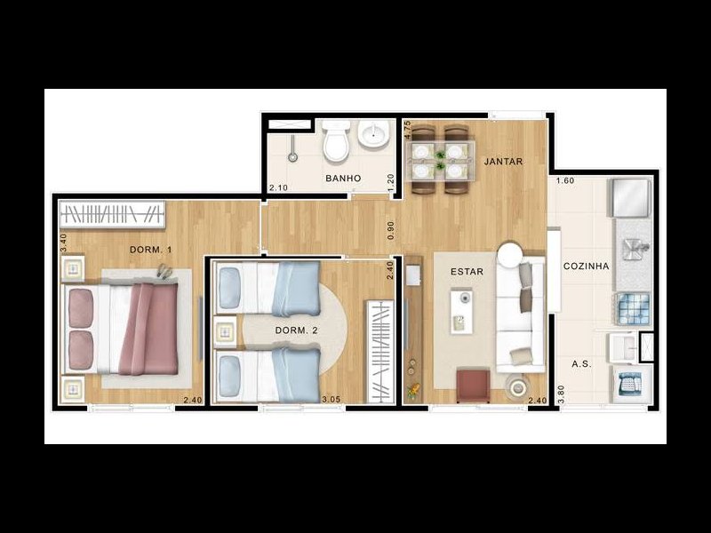 Apartamento à venda Vila Carmosina com 45m² e 2 quartos por R$ 235.000 - 1093889531-images.jpeg