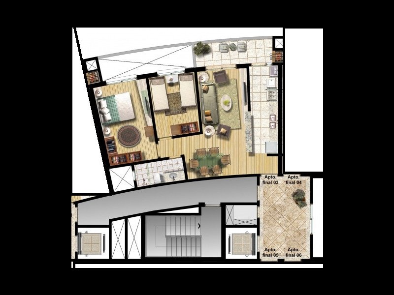Apartamento à venda Pio X com 71m² e 2 quartos por R$ 354.000 - 1912364620-apto.jpg