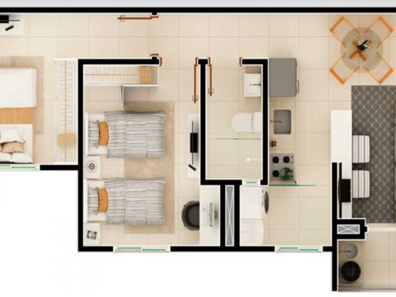 imóvel com 53m² - Bela Vista - Salto