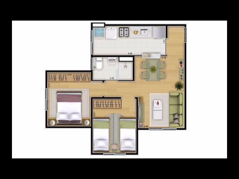 Apartamento à venda Jardim Nove de Julho com 47m² e 2 quartos por R$ 205.000 - 1082389140-img-20190917-wa0009.jpg