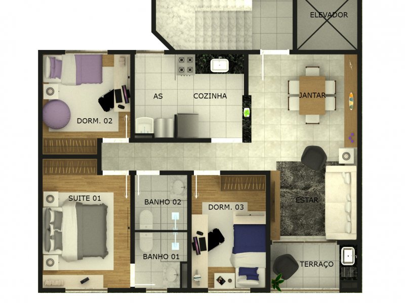 Apartamento à venda Vila Euclides com 53m² e 3 quartos por R$ 345.000 - 533080236-apto-21.jpg
