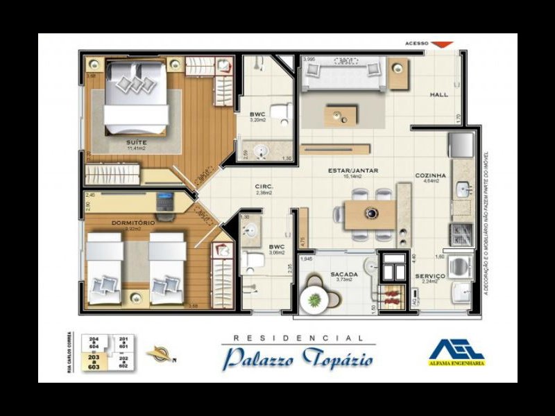 imóvel com 64m² - Agronômica - Florianópolis