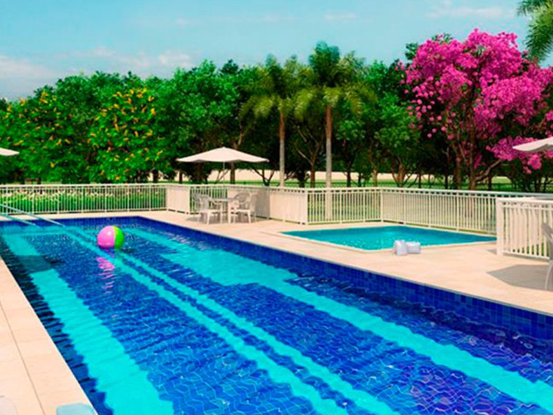 Apartamento à venda Jardim Nova Taboão com 64m² e 3 quartos por R$ 320.000 - 750885902-piscina.jpg