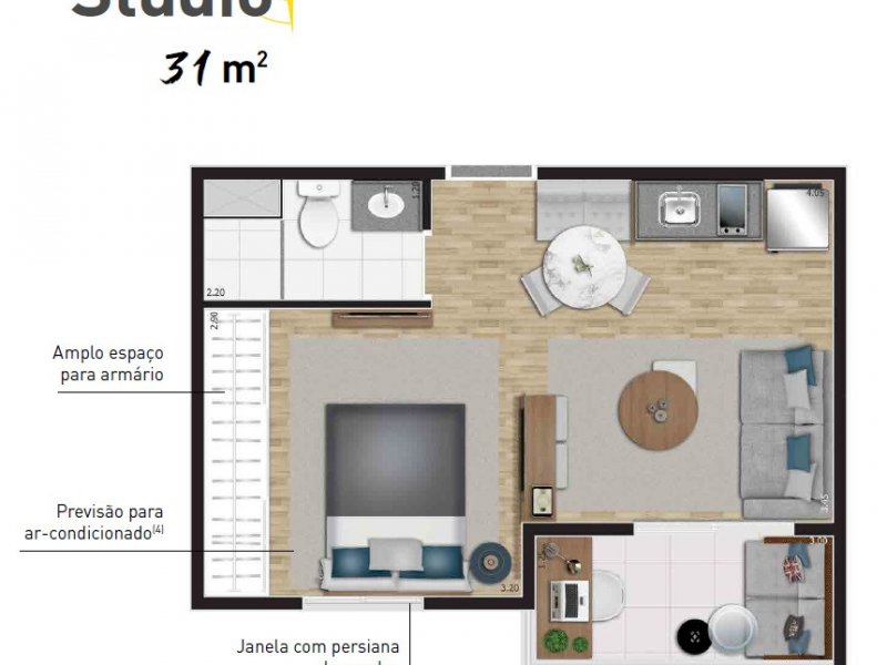Studio à venda Bela Vista com 31m² e 1 quarto por R$ 410.000 - 374482530-studio.jpg