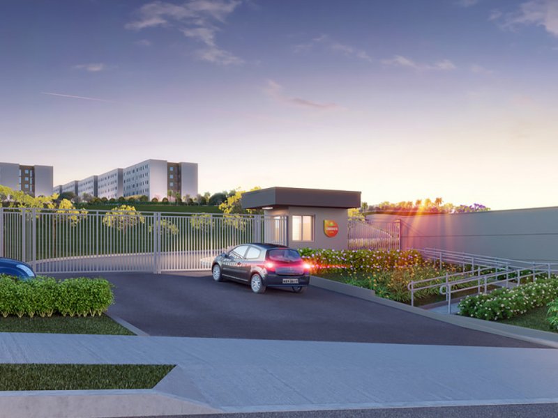 Apartamento à venda Chácara Roselandia com 42m² e 2 quartos por R$ 162.900 - 1794823567-sp-conquista-cotia-portaria.jpg