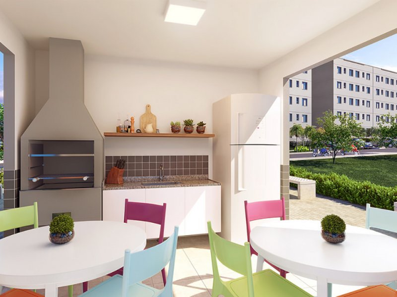 Apartamento à venda Chácara Roselandia com 42m² e 2 quartos por R$ 162.900 - 417637935-sp-conquista-cotia-churrasqueira.jpg
