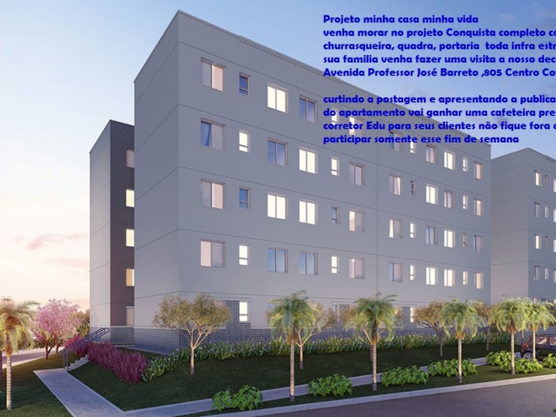 Apartamento à venda Chácara Roselandia com 42m² e 2 quartos por R$ 162.900 - 803054244-sp-conquista-cotia-fachada.jpg