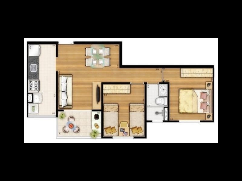 Apartamento à venda Maranhão com 50m² e 2 quartos por R$ 300.000 - 1060263111-10380.jpg