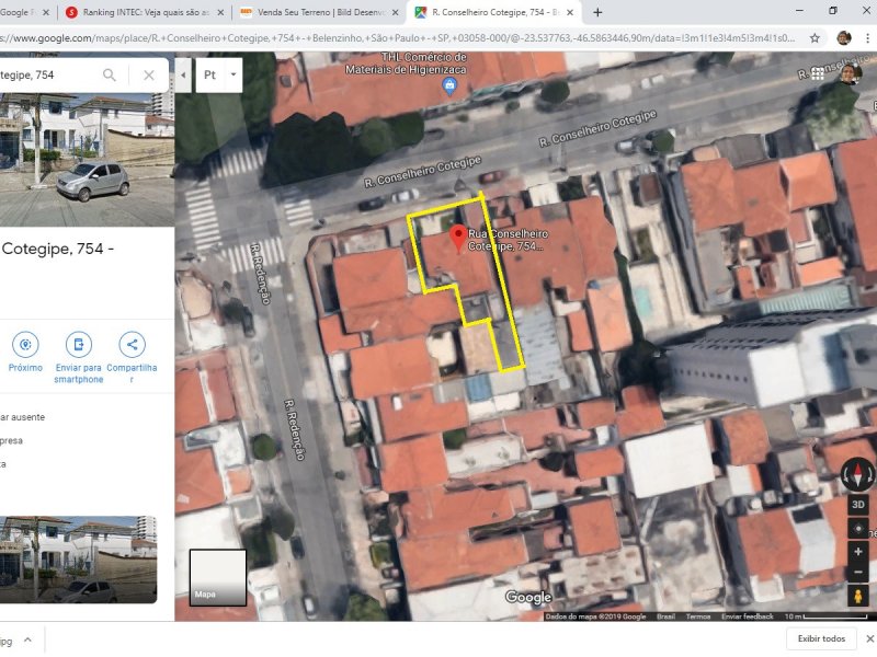 Casa à venda Belenzinho com 275m² e 4 quartos por R$ 1.700.000 - 651077344-terreno.jpg