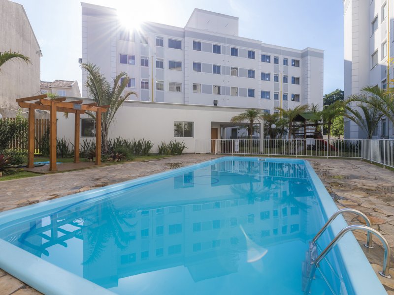 Apartamento à venda Rubem Berta com 60m² e 2 quartos por R$ 159.900 - 2109494861-piscina-imagem-do-condominio-apartamentos-parque-porto-farroupilha-201809261937291545.jpg