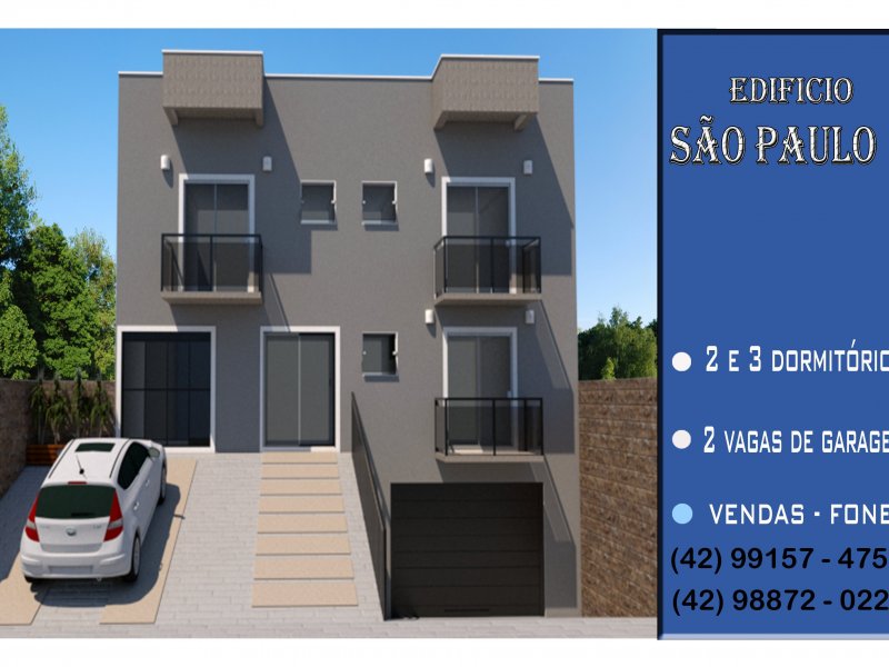 imóvel com 74m² - Órfãs - Ponta Grossa