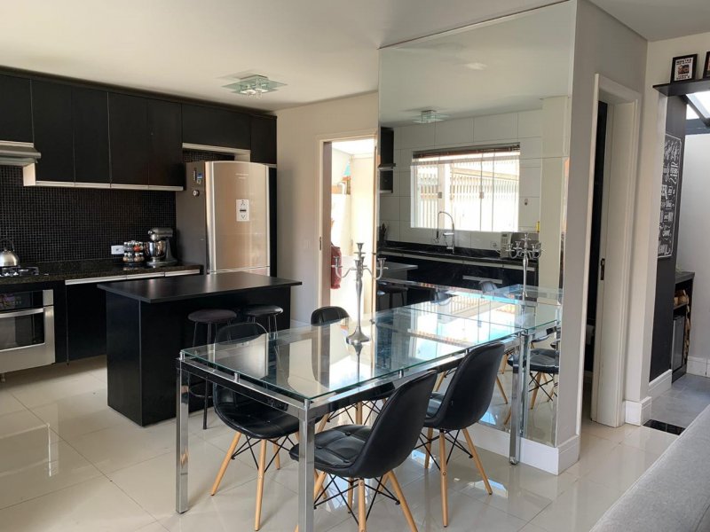 Casa de condomínio à venda Guaíra com 125m² e 3 quartos por R$ 435.000 - 1015807736-cozinha-e-jantar-02.jpeg
