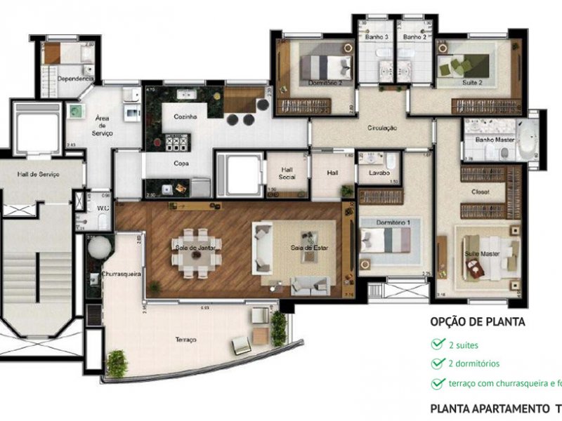 Apartamento à venda Jardim Vila Mariana com 182m² e 4 quartos por R$ 2.100.000 - 2038774819-planta.jpg
