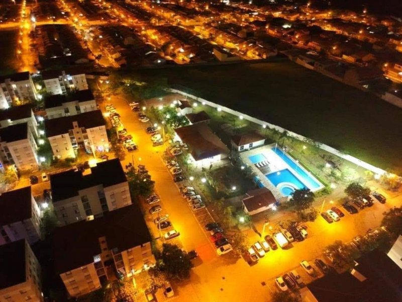 Apartamento à venda Jardim Santa Terezinha (Nova Veneza) com 48m² e 2 quartos por R$ 190.000 - 2145935999-noturna.jpg