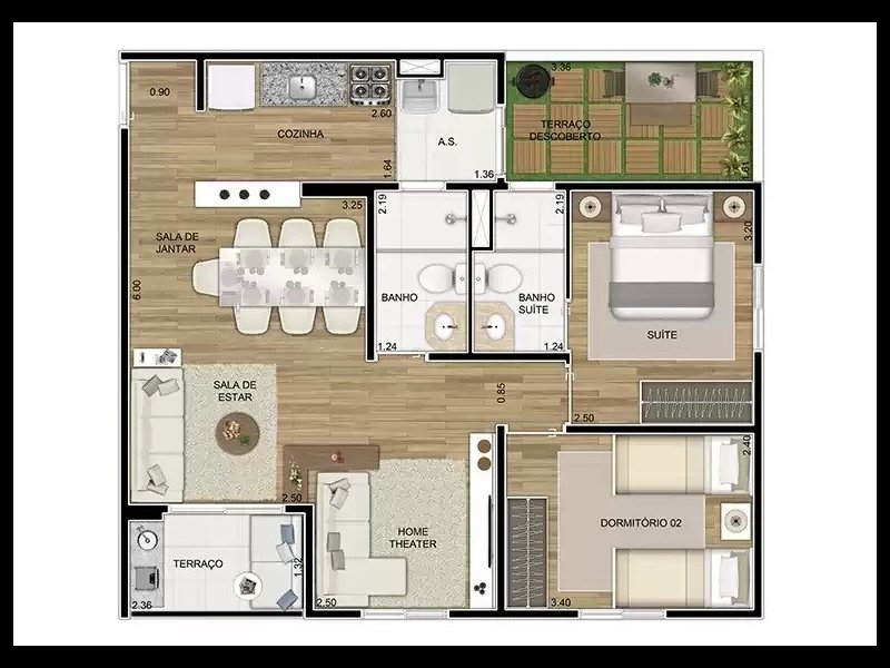 Apartamento à venda Jardim Ipaussurama com 62m² e 2 quartos por R$ 315.000 - 2092642022-64a29d8fac32545d028d8cb44711a32f56b781bc-thumbnail.jpg