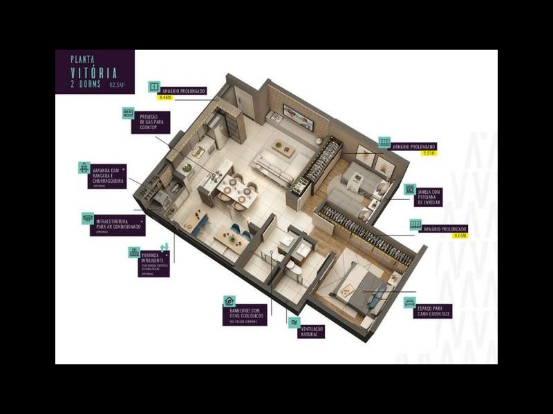 Apartamento à venda Vila Industrial com 62m² e 2 quartos por R$ 45.000 - 1347317796-823912098719007.jpg