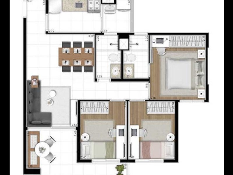 imóvel com 77m² - Casa Verde - São Paulo