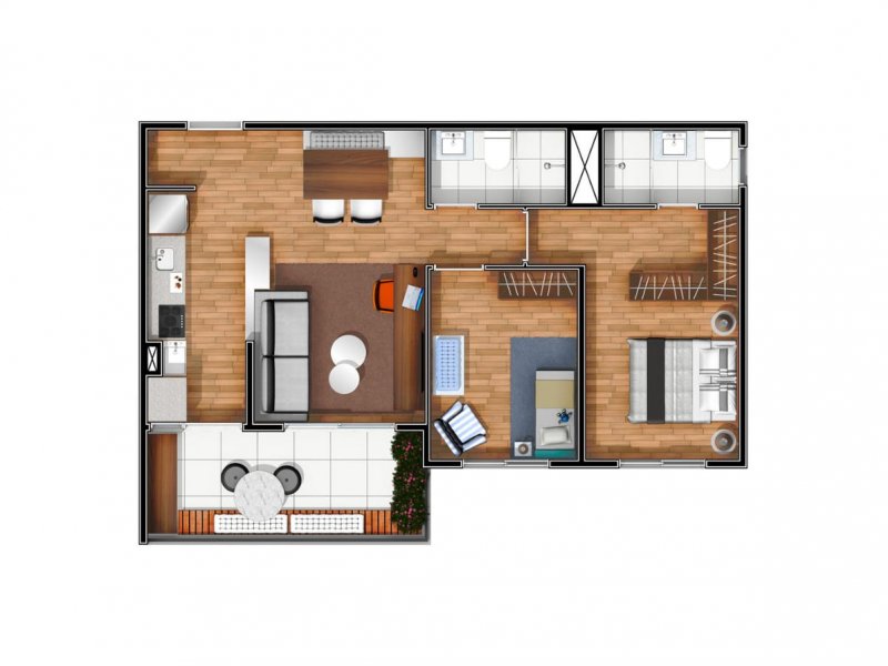 Apartamento à venda Fazenda Morumbi com 61m² e 2 quartos por R$ 320.000 - 566441114-img-20190805-wa0074.jpg