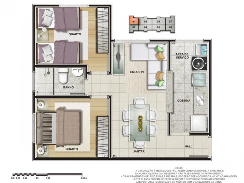 Apartamento à venda Vila Urupês com 47m² e 2 quartos por R$ 170.000 - 672768096-09-planta.jpg