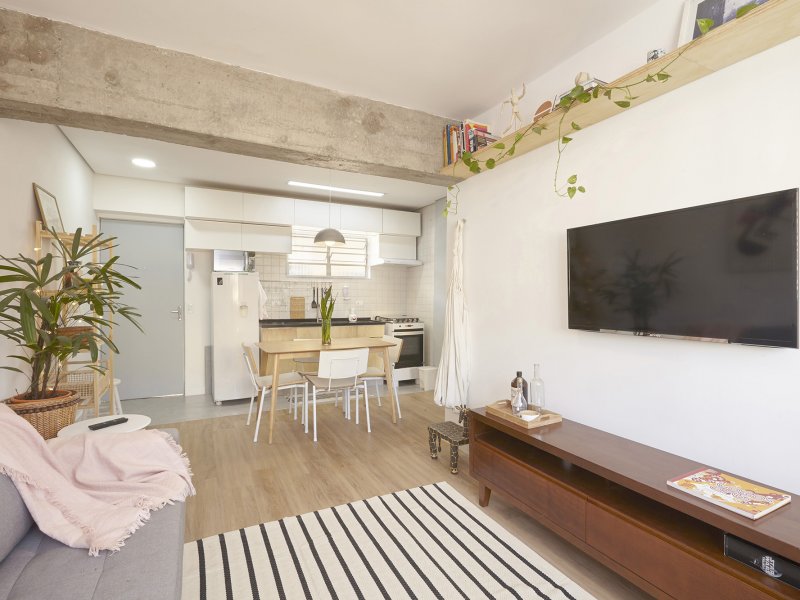 Apartamento à venda República com 39m² e 1 quarto por R$ 379.000 - 1118618296-sala01.jpg