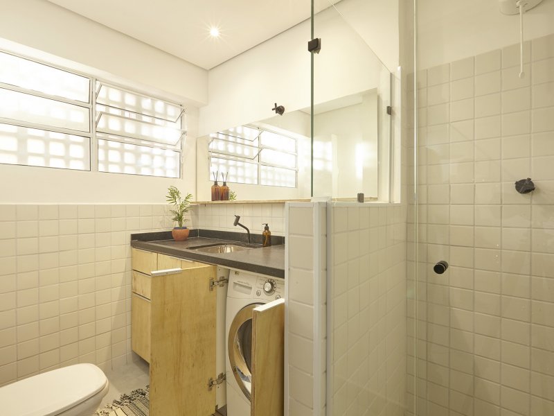 Apartamento à venda República com 39m² e 1 quarto por R$ 379.000 - 409655875-banheiro03.jpg
