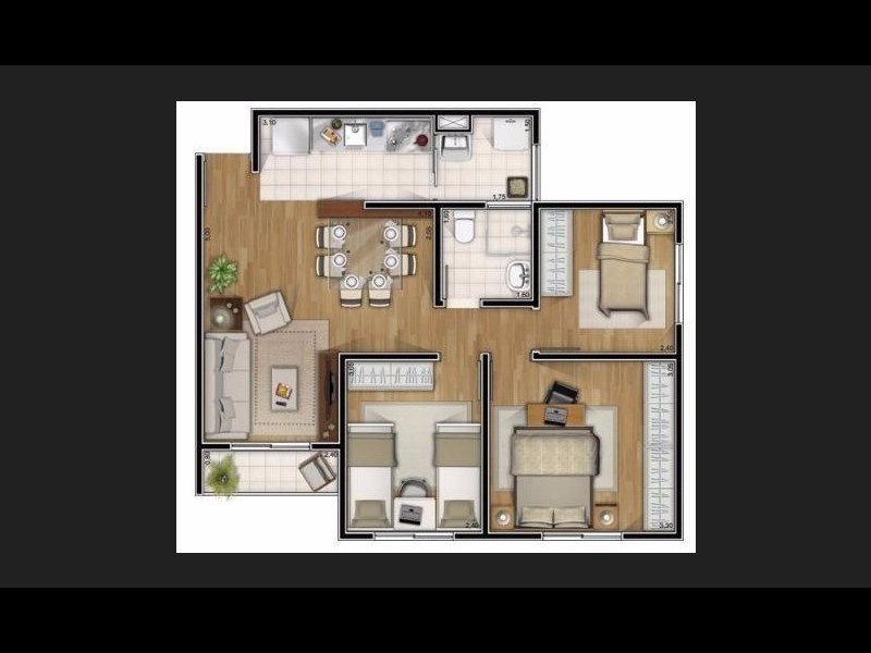 imóvel com 59m² - Vl. Augusta - Guarulhos