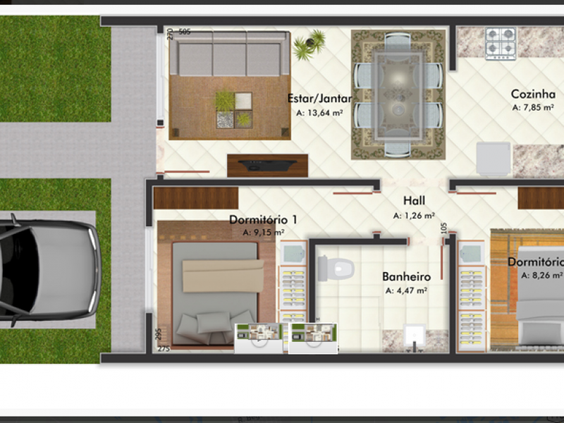 Casa de condomínio à venda Campina da Barra com 130m² e 3 quartos por R$ 200.000 - 1917126630-planta.png