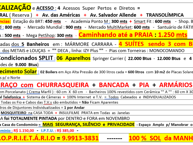 Casa de condomínio à venda Recreio dos Bandeirantes com 200m² e 4 quartos por R$ 1.389.000 - 20-localizacao.png