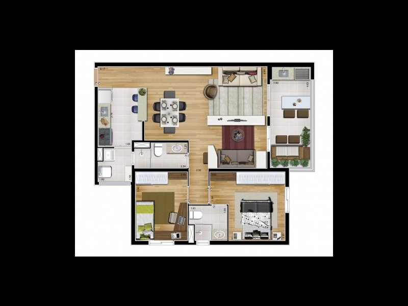 imóvel com 83m² - Centro - São Bernardo do Campo