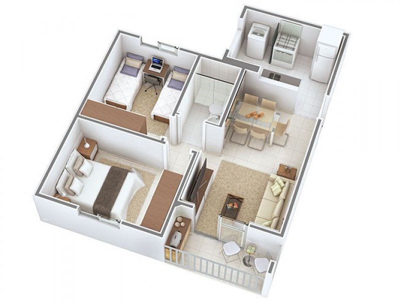 imóvel com 47m² - Engenho Nogueira - Belo Horizonte