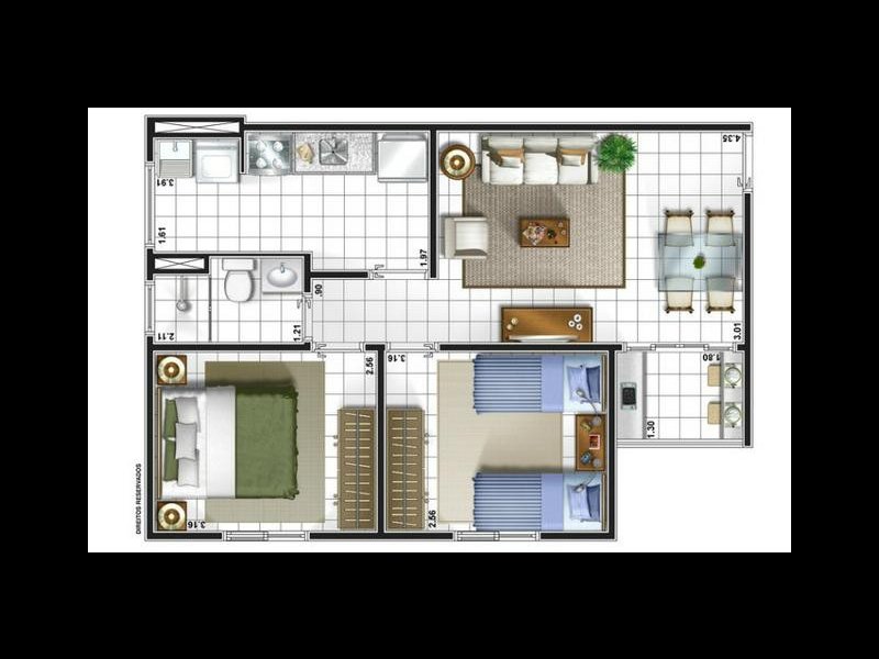 Apartamento à venda Jardim Santa Terezinha (Nova Veneza) com 49m² e 2 quartos por R$ 174.000 - 2044545782-whatsapp-image-2019-12-10-at-16.jpeg