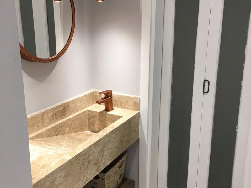 Casa de condomínio à venda Demarchi com 158m² e 3 quartos por R$ 1.100.000 - 1894857720-lavabo.jpg