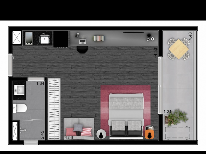 Studio à venda Pompéia com 32m² e 1 quarto por R$ 370.000 - 1107407130-976c28dc-989c-48ca-b174-5d384bafca19.png