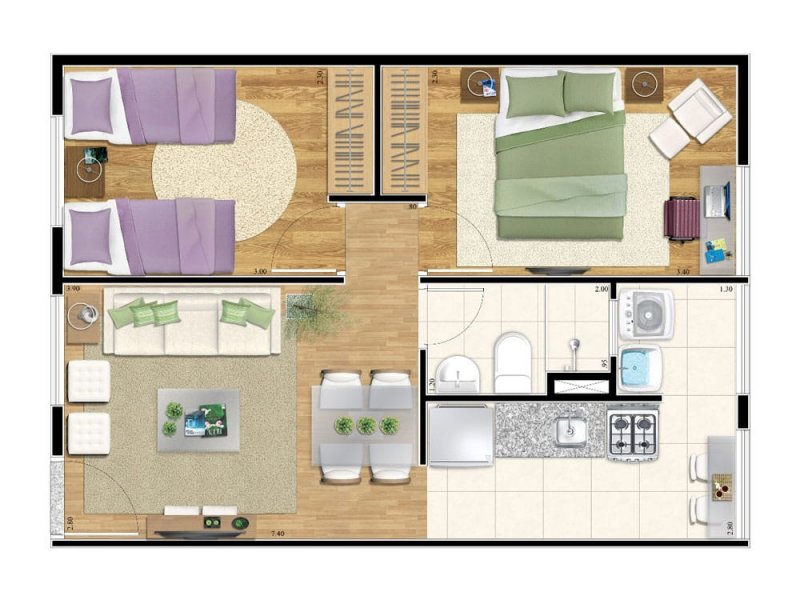 Apartamento à venda Outeiro de Passargada com 41m² e 2 quartos por R$ 185.000 - 316390558-640cda10-aa2e-4c2b-93d6-f547a6a8d5e5.jpeg