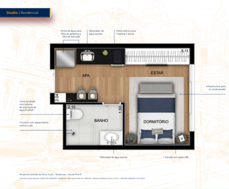 Apartamento à venda Vila Bela Vista (Zona Norte) com 37m² e 1 quarto por R$ 200.000 - 1205980969-screenshot-20230708-111106.png