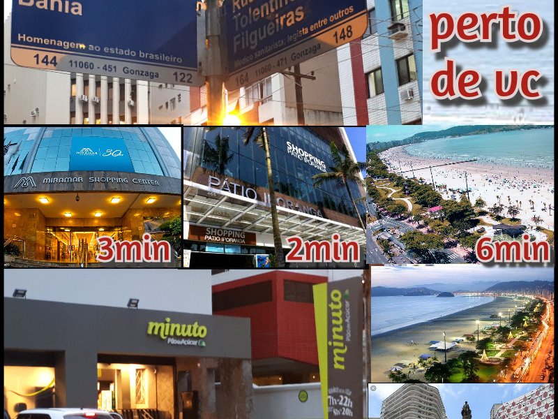 imóvel com 77m² - Gonzaga - Santos