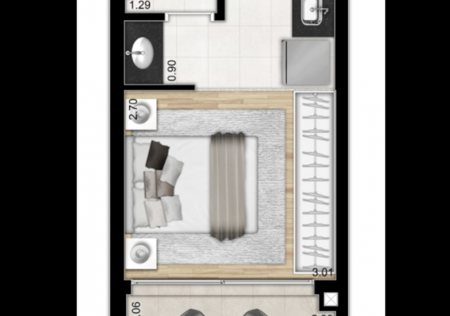 imóvel com 25m²